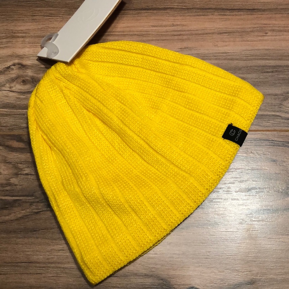 Chaos Men’s Technician Fine Gauge Beanie Lemon